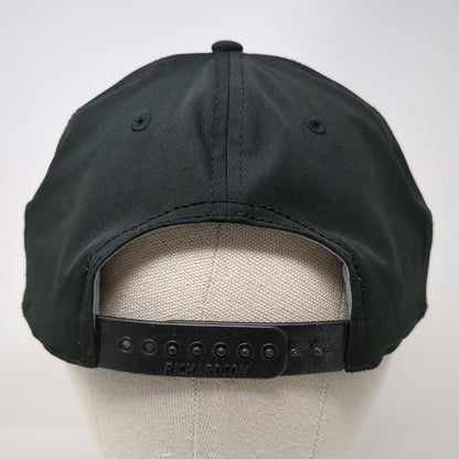 Richardson 5 Panel Black One Size Cold Springs Winery Rope Snapback Logo Hat