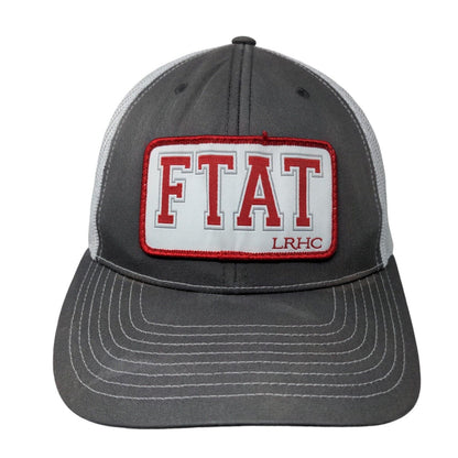 FTAT LRHC Snapback Mesh Back Hat Gray White Richardson Style 112