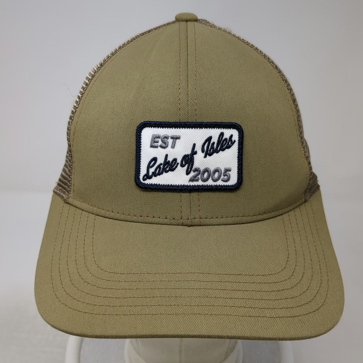 Imperial Baseball Cap Brown One Size Lake of Isles Mesh Back Strapback Hat