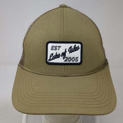 Imperial Baseball Cap Brown One Size Lake of Isles Mesh Back Strapback Hat