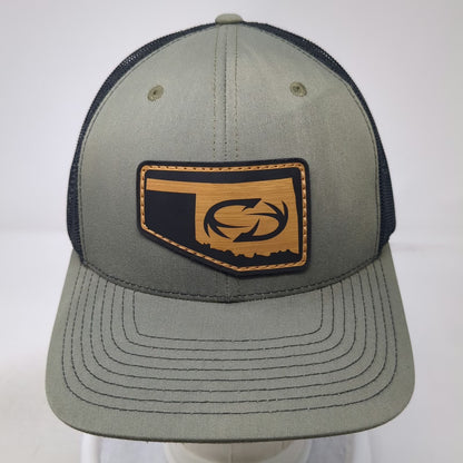 Richardson Trucker Hat Green One Size Oklahoma Antler Shed Mesh Snapback Hunting