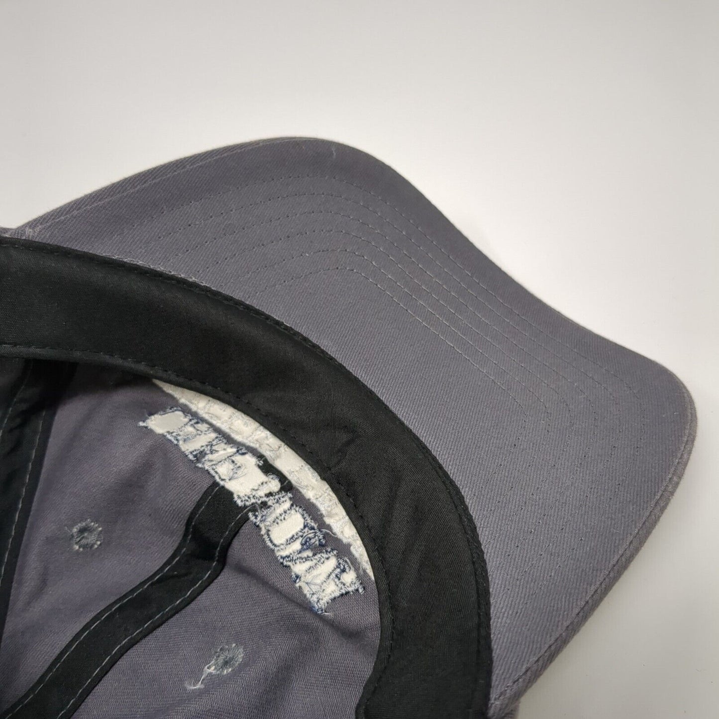 Lake Nona Cheerleading Slideback Hat Gray One Size Adjustable Embroidered BIG X