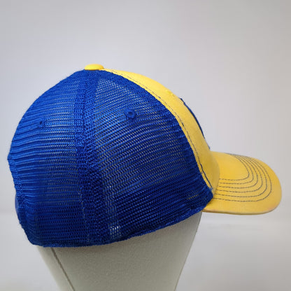Delaware NCAA Top of the World Trucker Hat Yellow Blue One Size Snapback Mesh