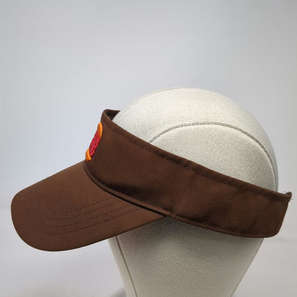 Burger King Visor Brown One Size Crew Snapback Logo Fast Food Restaurant Hat