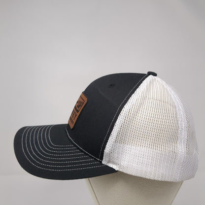 Hickey Horsemanship Snapback Trucker Hat Black One Size Mesh Back