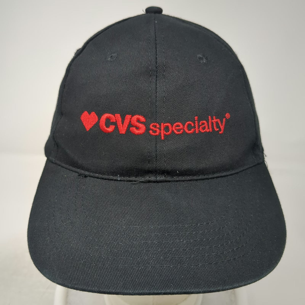OTTO Baseball Cap Black One Size CVS Specialty Heart Logo Embroidered Hat Cotton