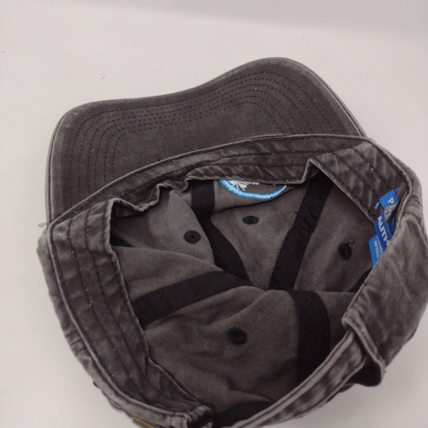 Elite Restoration Slideback Hat Gray OSFA Adjustable Embroidered Port Authority