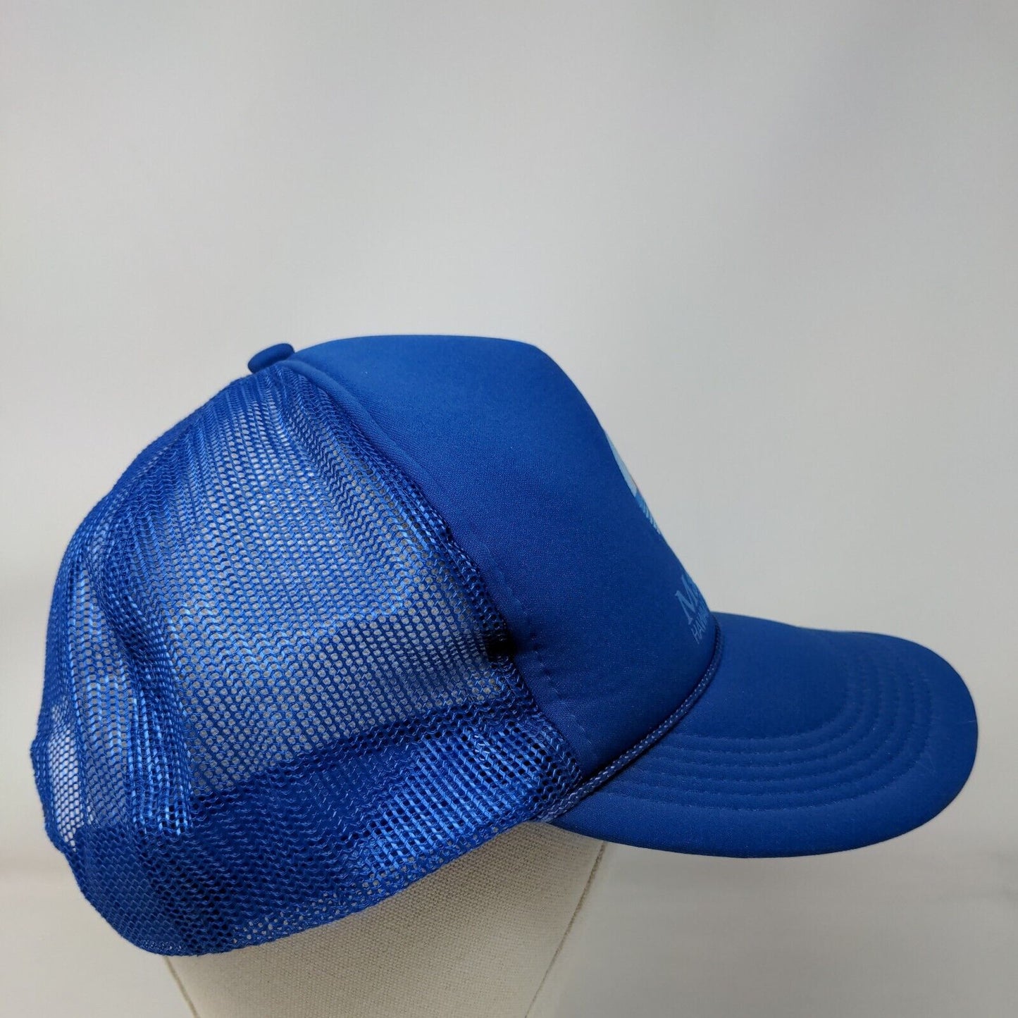 Makalei Hawaii Country Club Snapback Trucker Hat Blue OSFA Mesh Back Rope