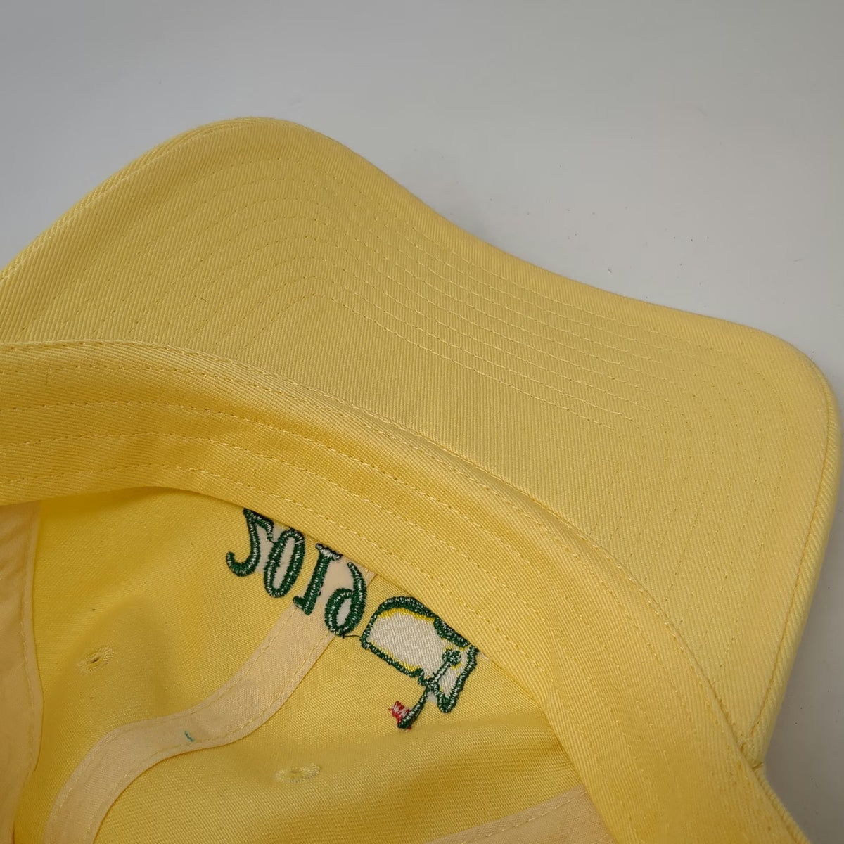 American Needle 2019 Masters Baseball Cap Yellow One Size Cotton Hat Slideback