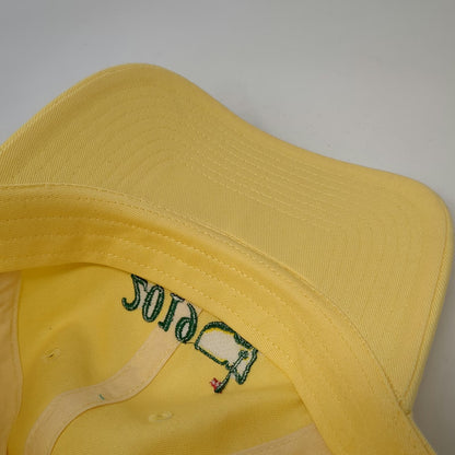American Needle 2019 Masters Baseball Cap Yellow One Size Cotton Hat Slideback