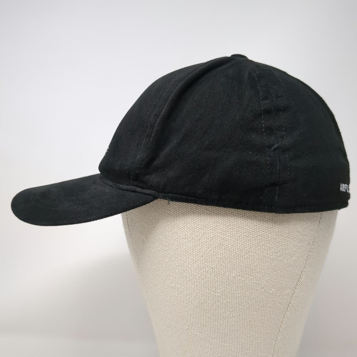 Baseball Cap Black One Size US Space Force Embroidered Made in USA Military Hat