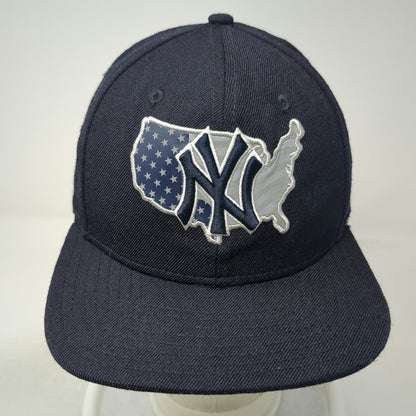 New Era New York Yankees MLB Blue Snapback One Size USA Map Flat Brim 9FIFTY Hat