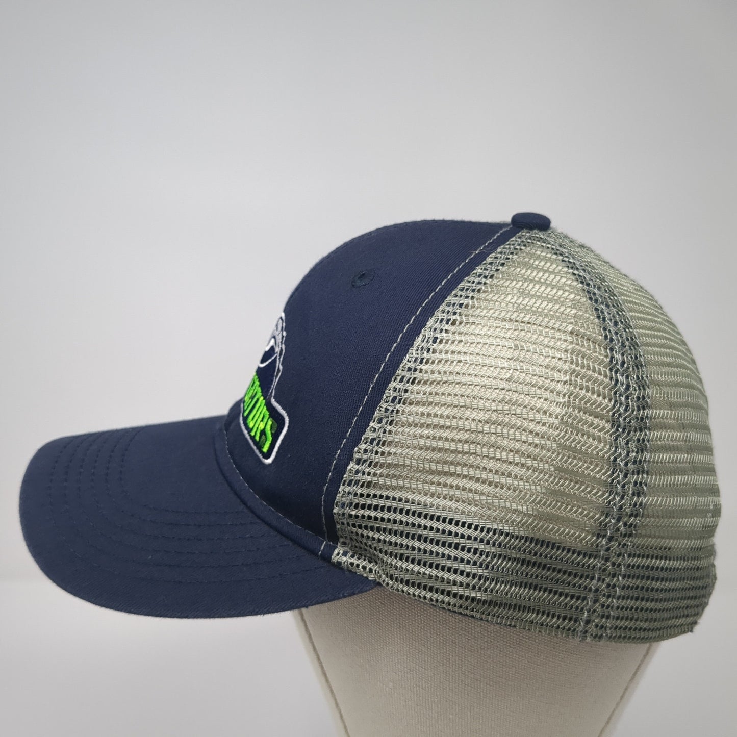 Shady Gators Strapback Trucker Hat Blue One Size Adjustable Mesh Back Sportsman