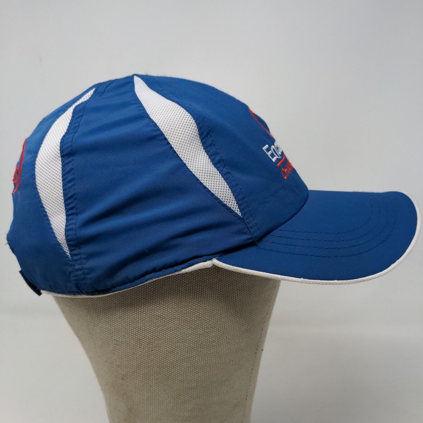 PGA Mens Encompass Championship Tour Strapback Hat Blue Size OS Embroidered Logo