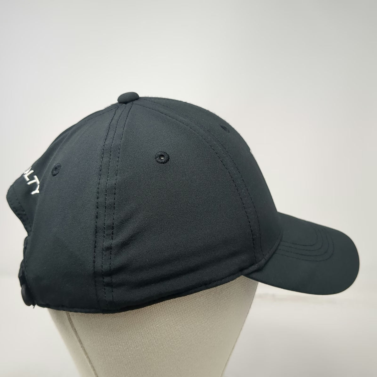 Nike Baseball Cap Black L Strapback Dri-FIT Stay Salty LMNT Golf Athletic Hat