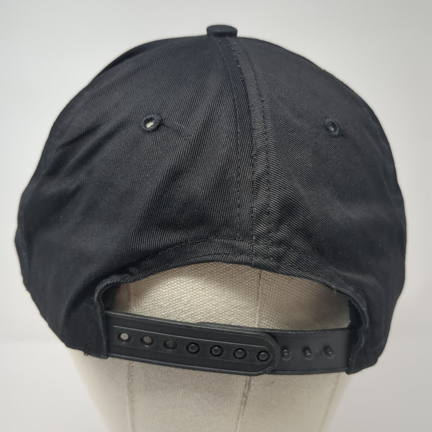 Sportsman Grandpa Snapback Hat Black One Size Adjustable Embroidered
