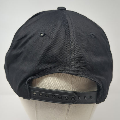 Sportsman Grandpa Snapback Hat Black One Size Adjustable Embroidered