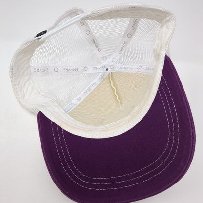 Wild Snapback Mesh Back Trucker Hat Multi One Size Striped Empyre