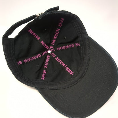 Shane Dawson Pig Slideback Hat Black One Size Adjustable Embroidered