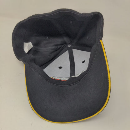 Menards Men's Fitted Hat Black Stretch Embroidered #15 Logo Acrylic Blend