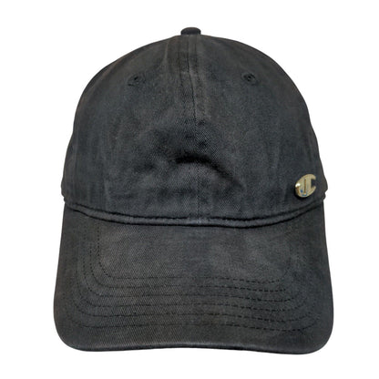 Champion Slideback Hat Black OSFA Embroidered Adjustable C Logo