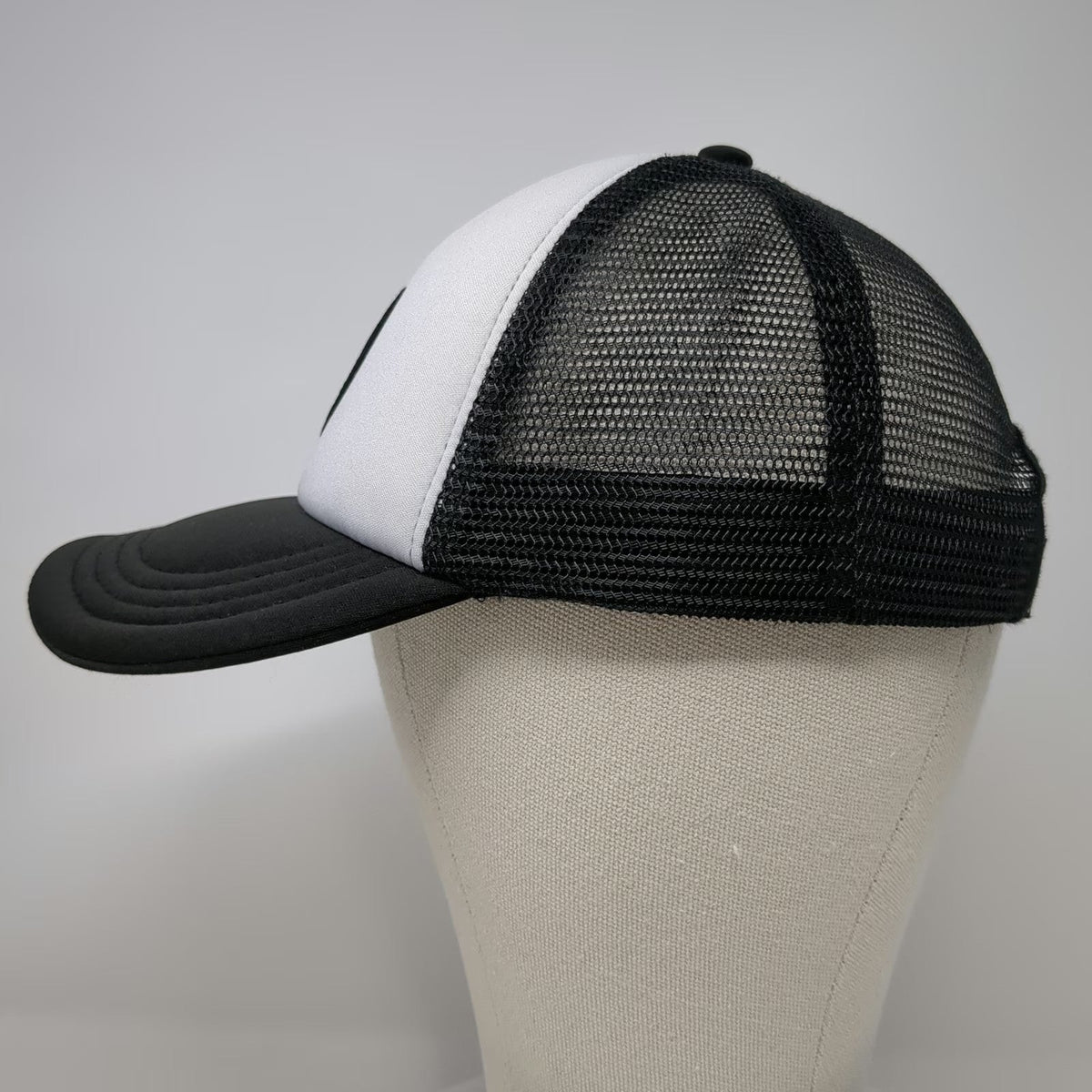 Rip Curl Trucker Hat Black One Size Mesh Snapback Surf Graphic Patch Beach Sun