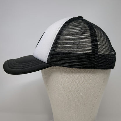 Rip Curl Trucker Hat Black One Size Mesh Snapback Surf Graphic Patch Beach Sun