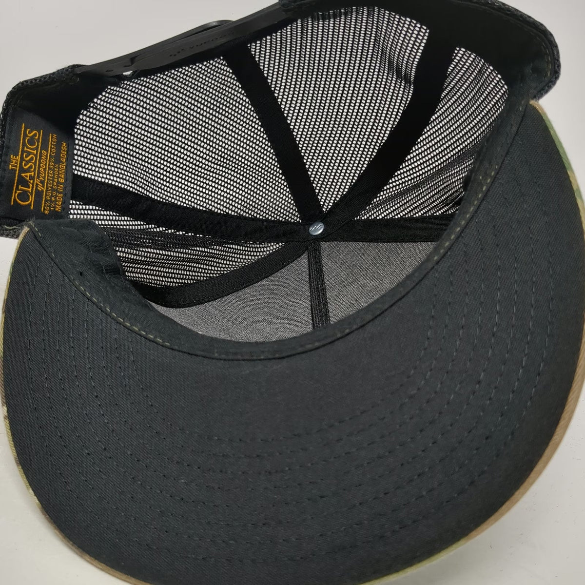 Yupoong Trucker Hat Green Camo One Size Idaho KC Pine Tree Mesh Snapback Hat