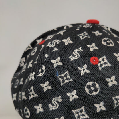 Savage Snapback Hat Black OSFM Adjustable Embroidered Malaki Fits Like A Crown