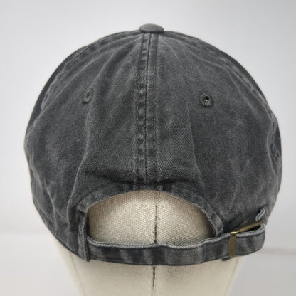 American Needle Baseball Cap Gray One Size SPY Logo Slideback Washed Cotton Hat