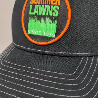 Summer Lawns Since 1979 Snapback Trucker Hat Black OSFA Adjustable Richardson