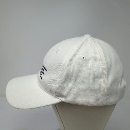Lids Baseball Cap White One Size Biggie Embroidered Strapback Hat Acrylic Blend