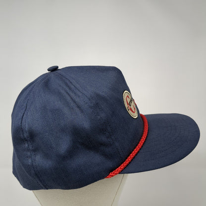 Team Carter Snapback Rope Hat Blue One Size Adjustable Embroidered