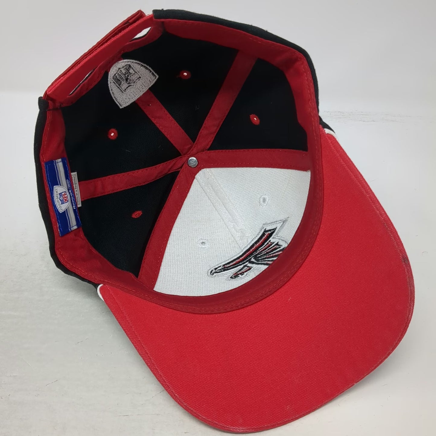 Atlanta Falcons NFL Reebok Cap Black One Size Strapback Embroidery Logo Shield