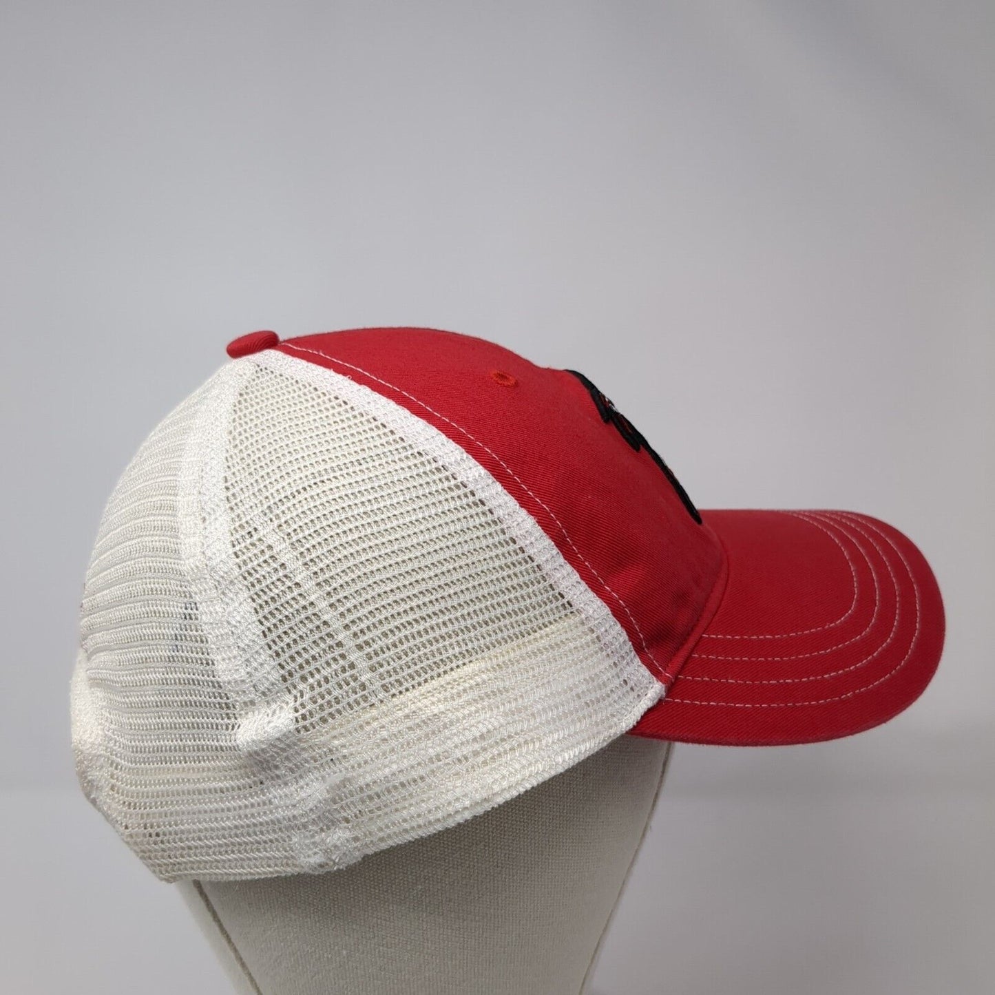Indian Boise Snapback Trucker Hat Red M/L Mesh Back Richardson Outdoor