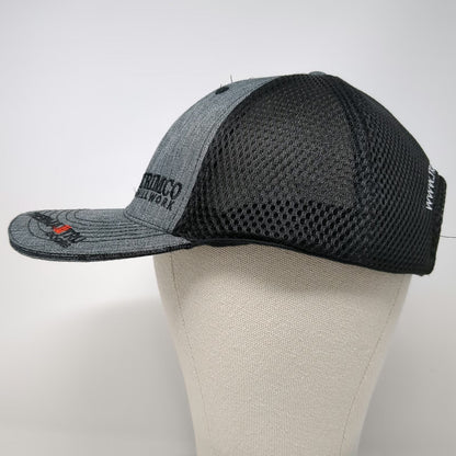 360 Apparel Baseball Cap Gray One Size Mesh Back Snapback Trimco Millwork Hat