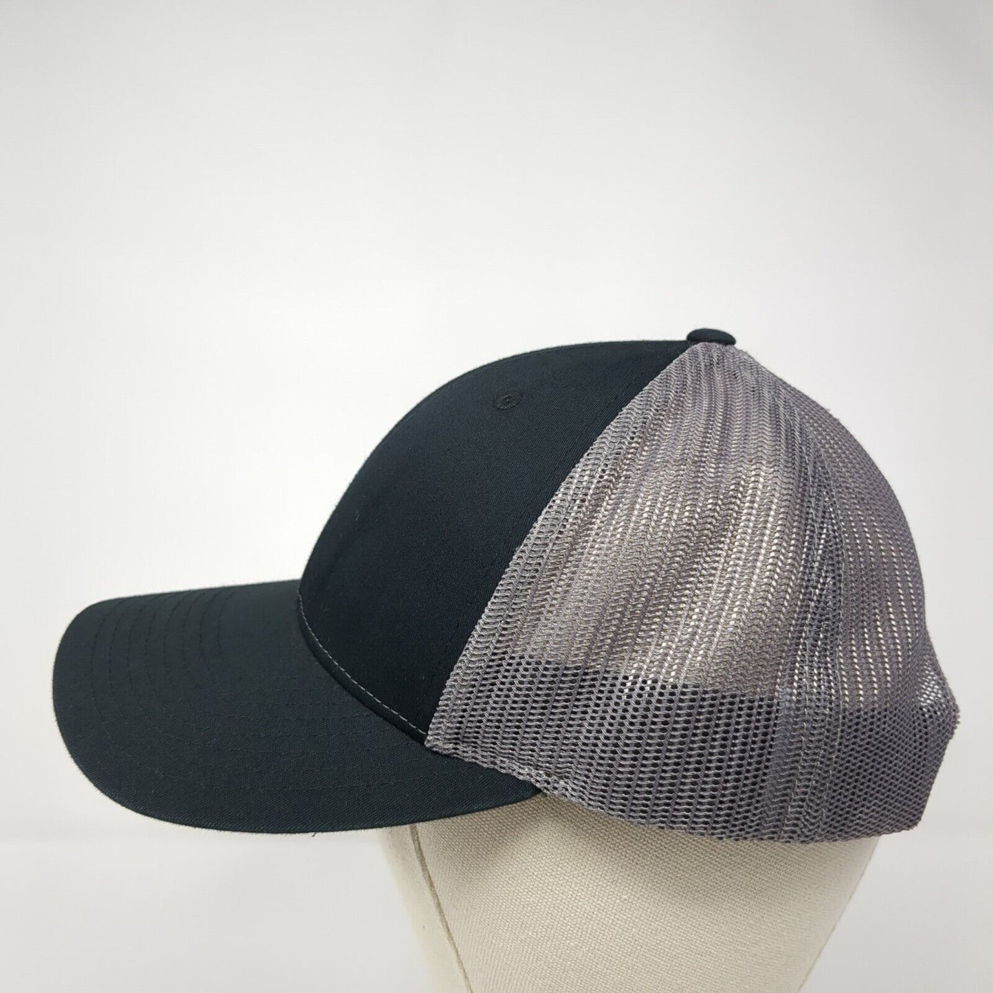 GO Orthodontics Snapback Trucker Hat Black M/L Mesh Back Richardson