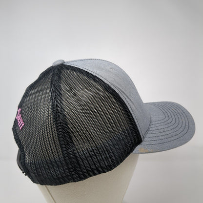 Cross Mustache Snapback Mesh Back Trucker Hat Gray One Size Richardson