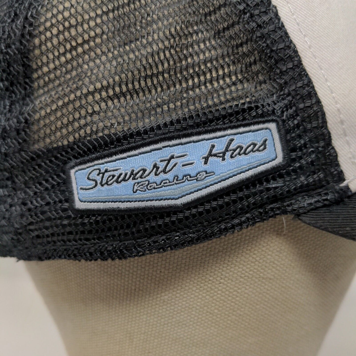 Stewart Haas Racing Men's Snapback Mesh Back Hat Black White OSFM Tony Stewart