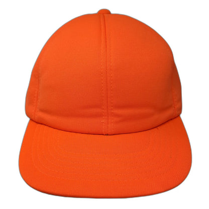 Dorfman Pacific Snapback Orange Hat One Size Green Underbrim Solid Blank Cap