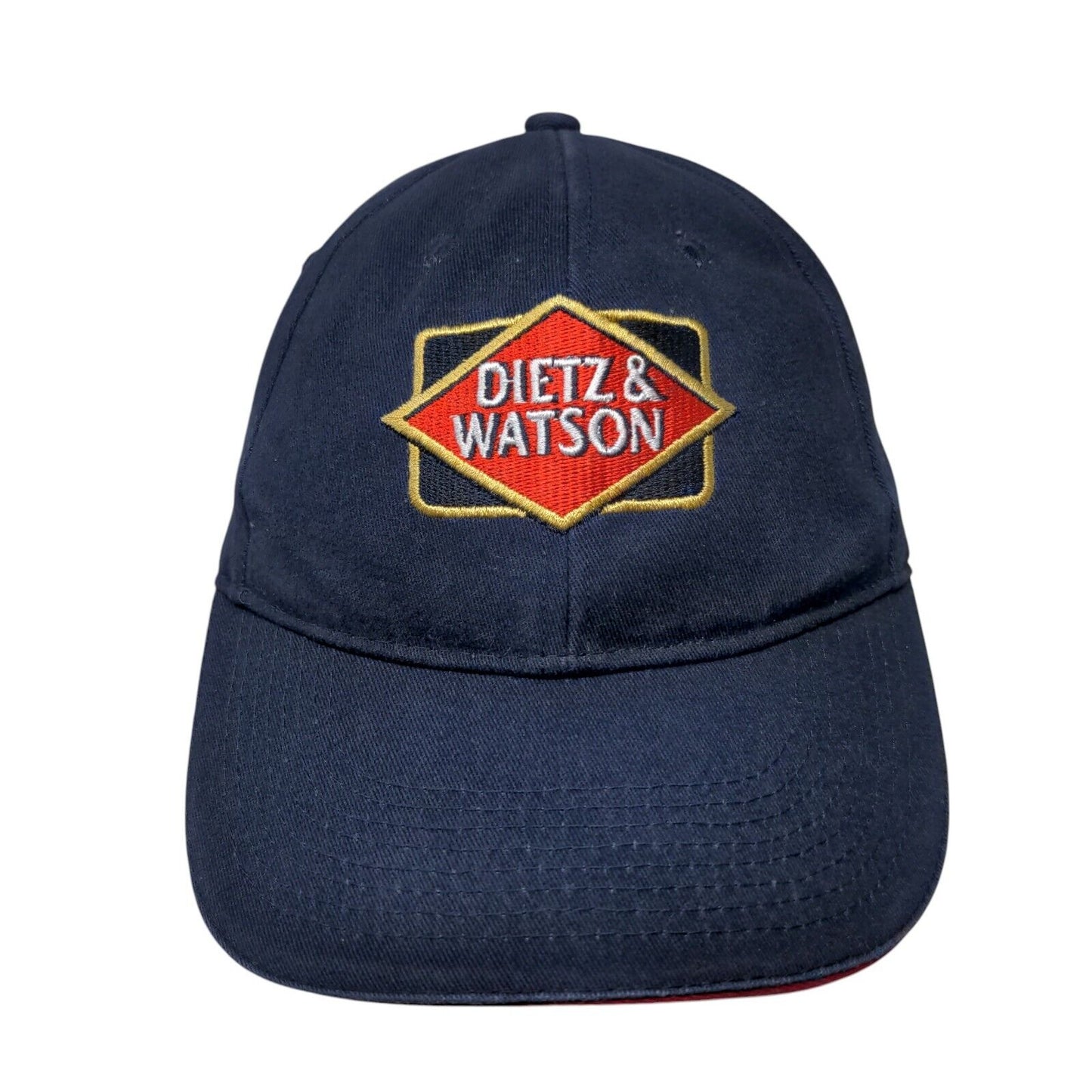 Dietz & Watson Strapback Hat Blue One Size Embroidered Expect The Best
