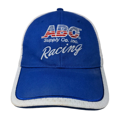 ABO Supply Racing Men's Strapback Hat Multicolor AJ Foyt Racing #14 Logo