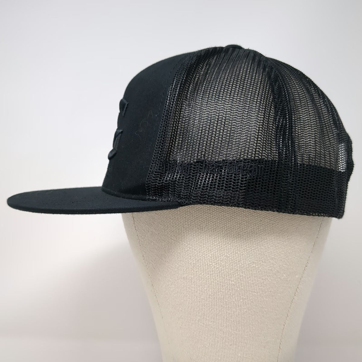 Yupoong Trucker Hat Black One Size CG Construction Team Hustle Mesh Snapback