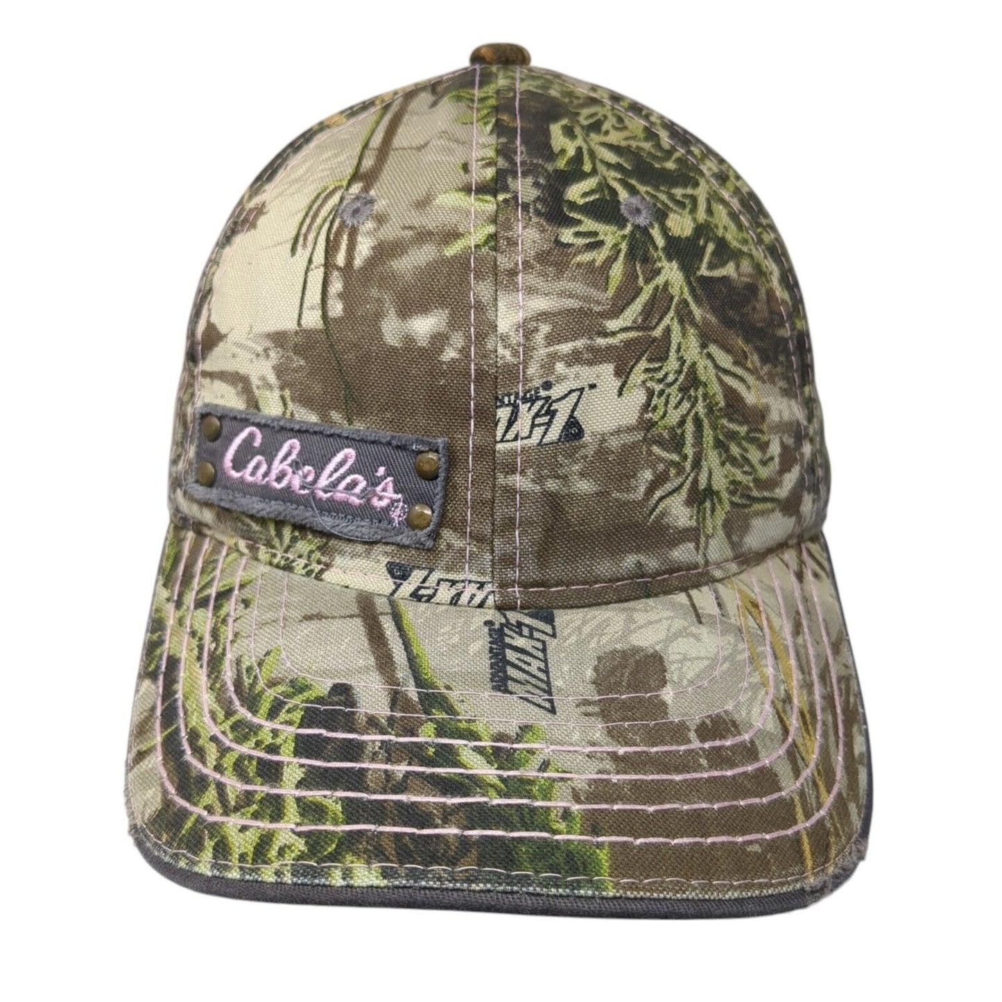Cabela's Strapback Hat Camo One Size Adjustable Hunting Outdoor 6 Panel