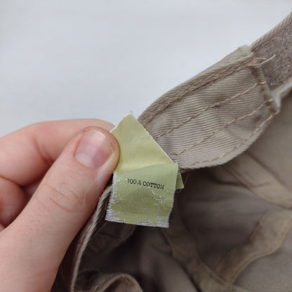 Seven Feathers Casino Resort Strapback Cadet Army Cap Tan OS Adjustable Cotton