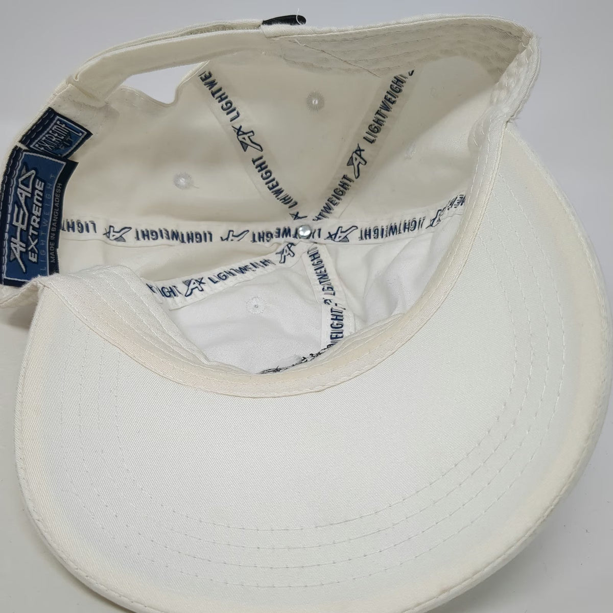 Ahead Royal St Kitts Golf Club Baseball Cap White One Size Lightweight Cotton