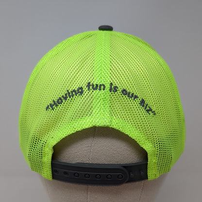 Idaho.com Inflatables Having Fun is Our Business Snapnack Trucker Hat Multi OS