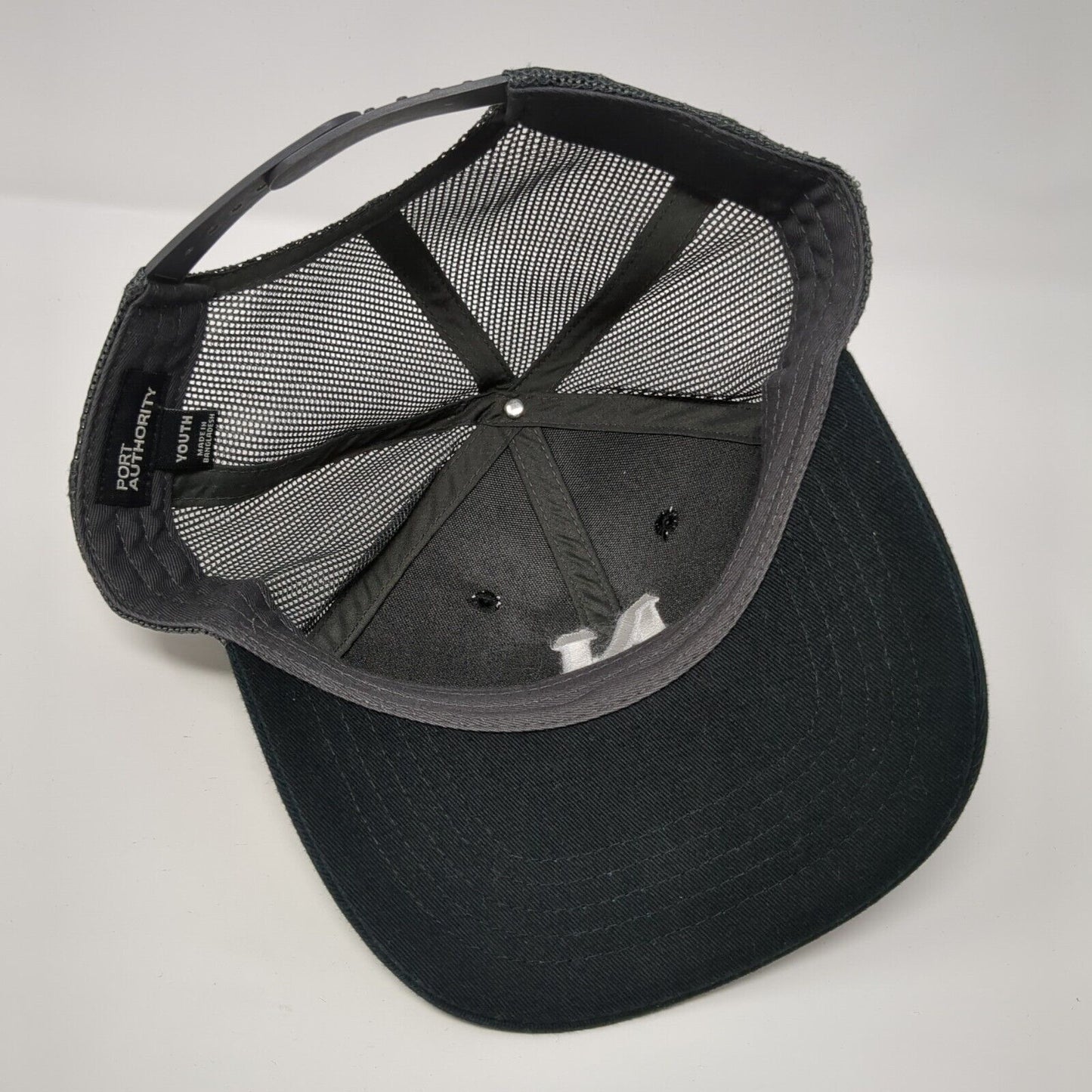 Letter N Snapback Mesh Back Trucker Hat Youth One Size Embroidered