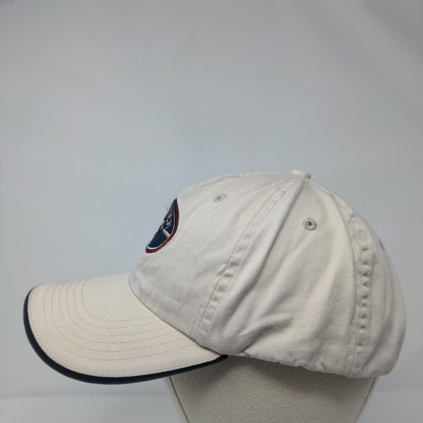 Slazenger Golf Slideback Hat Tan One Size Adjustable Embroidered