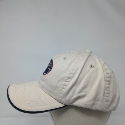 Slazenger Golf Slideback Hat Tan One Size Adjustable Embroidered